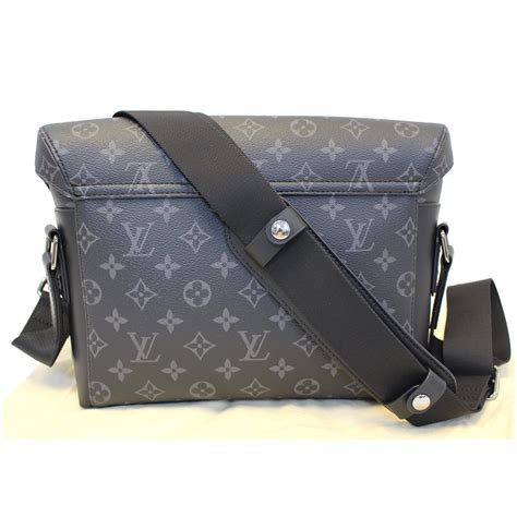 LOUIS VUITTON Monogram Eclipse Voyager PM Messenger.